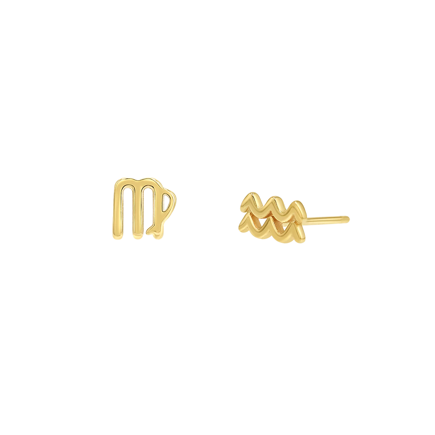 Zodiac Stud Earrings
