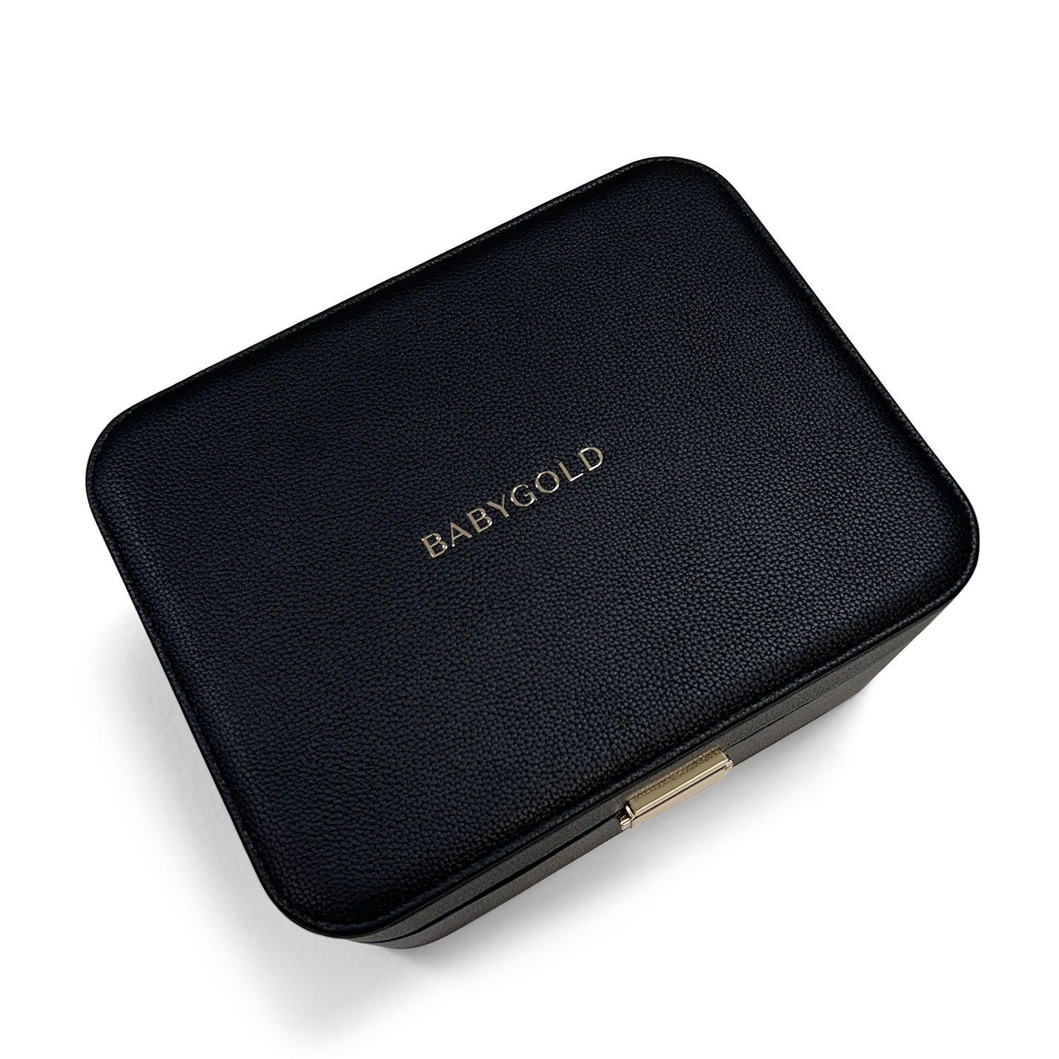 Baby Gold Black Jewelry Case - Image 2