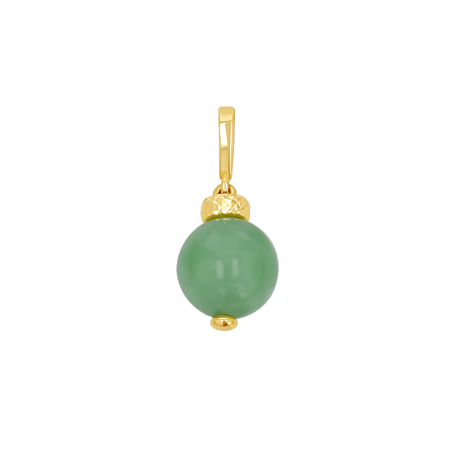 Bauble Jade Bead Charm