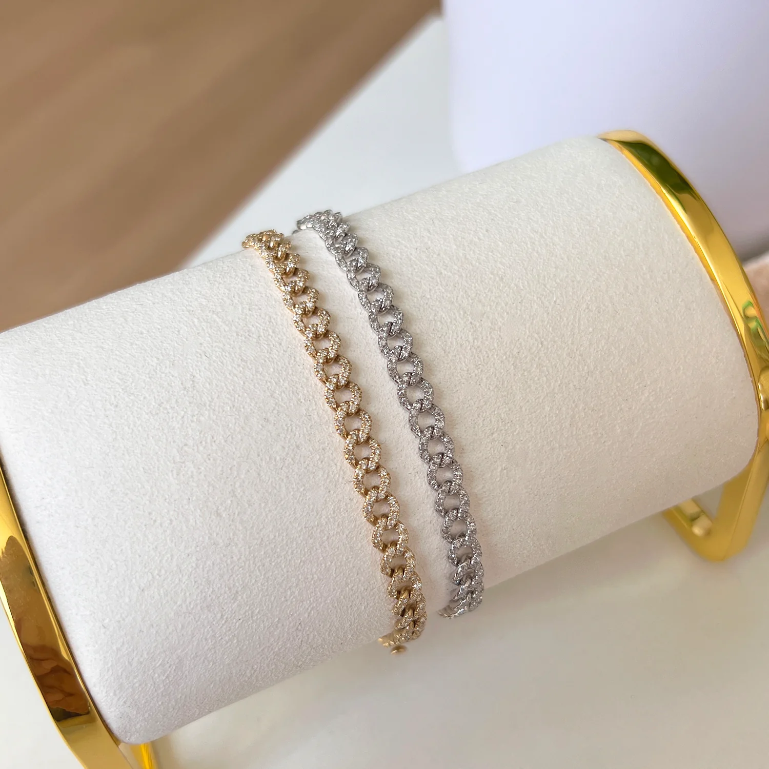Diamond Cuban Link Bracelet - Image 7