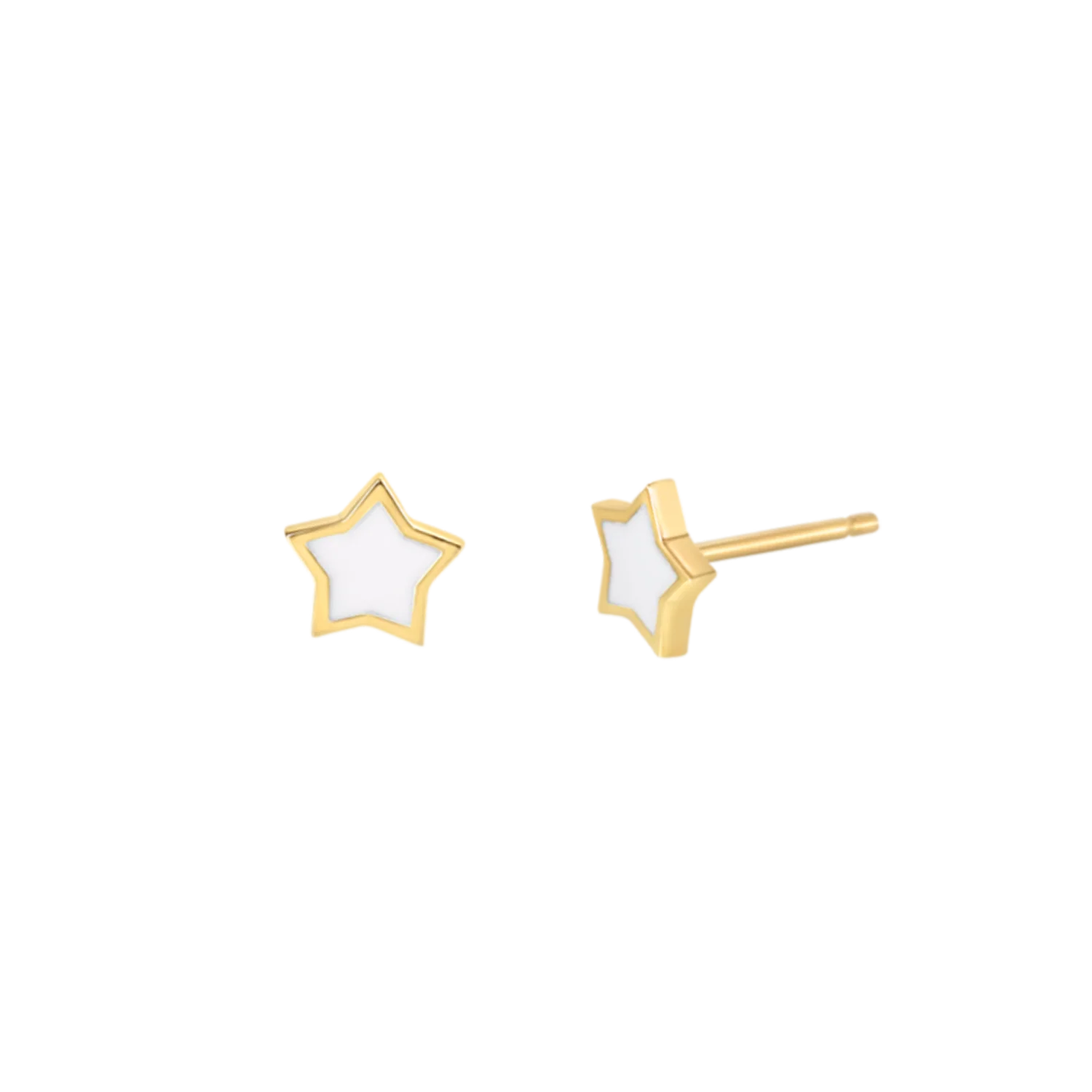 Twinkle Star Enamel Stud Earrings