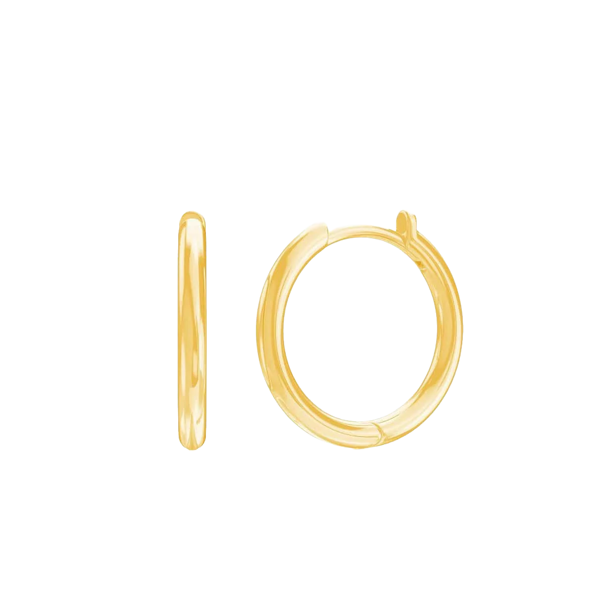 Grand Solid Huggie Hoop Earrings
