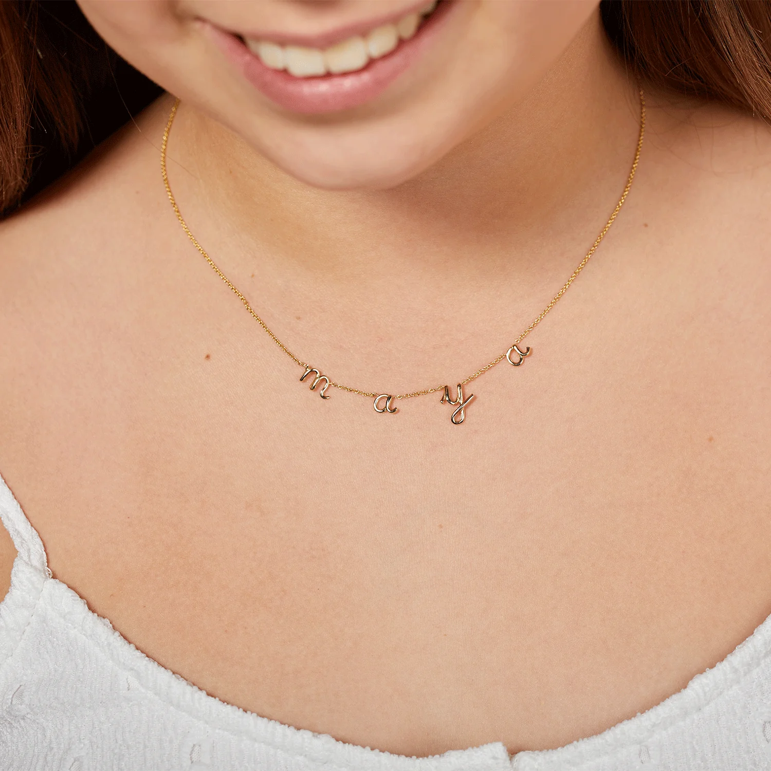 Kids Mini Letter Baby Necklace - Image 5